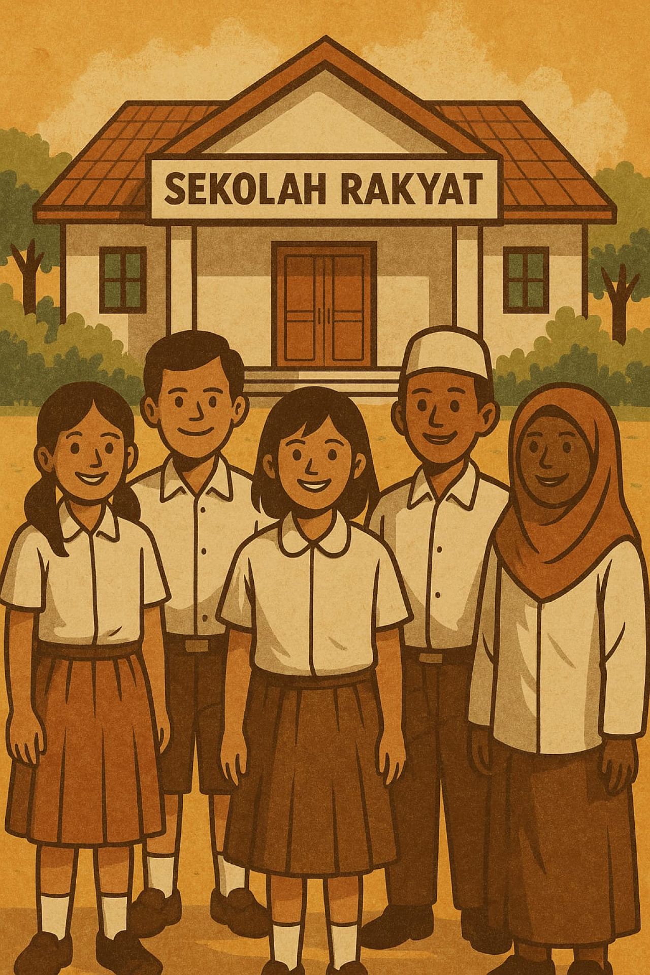 Sekolah Rakyat. Mendidik Anak Melarat Jadi Generasi Bermartabat