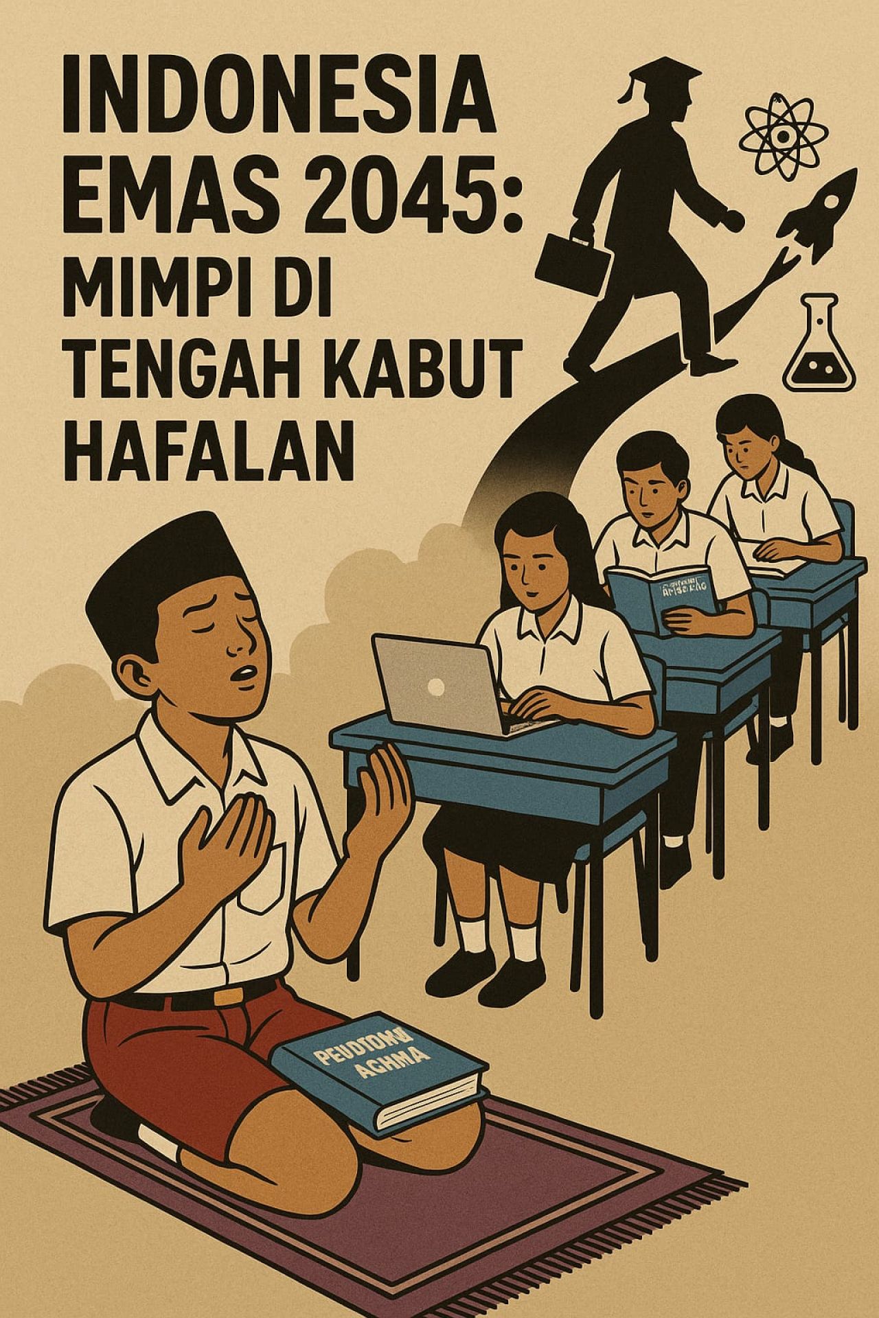 Indonesia Emas 2025 : Mimpi di Tengah Kabut Hafalan