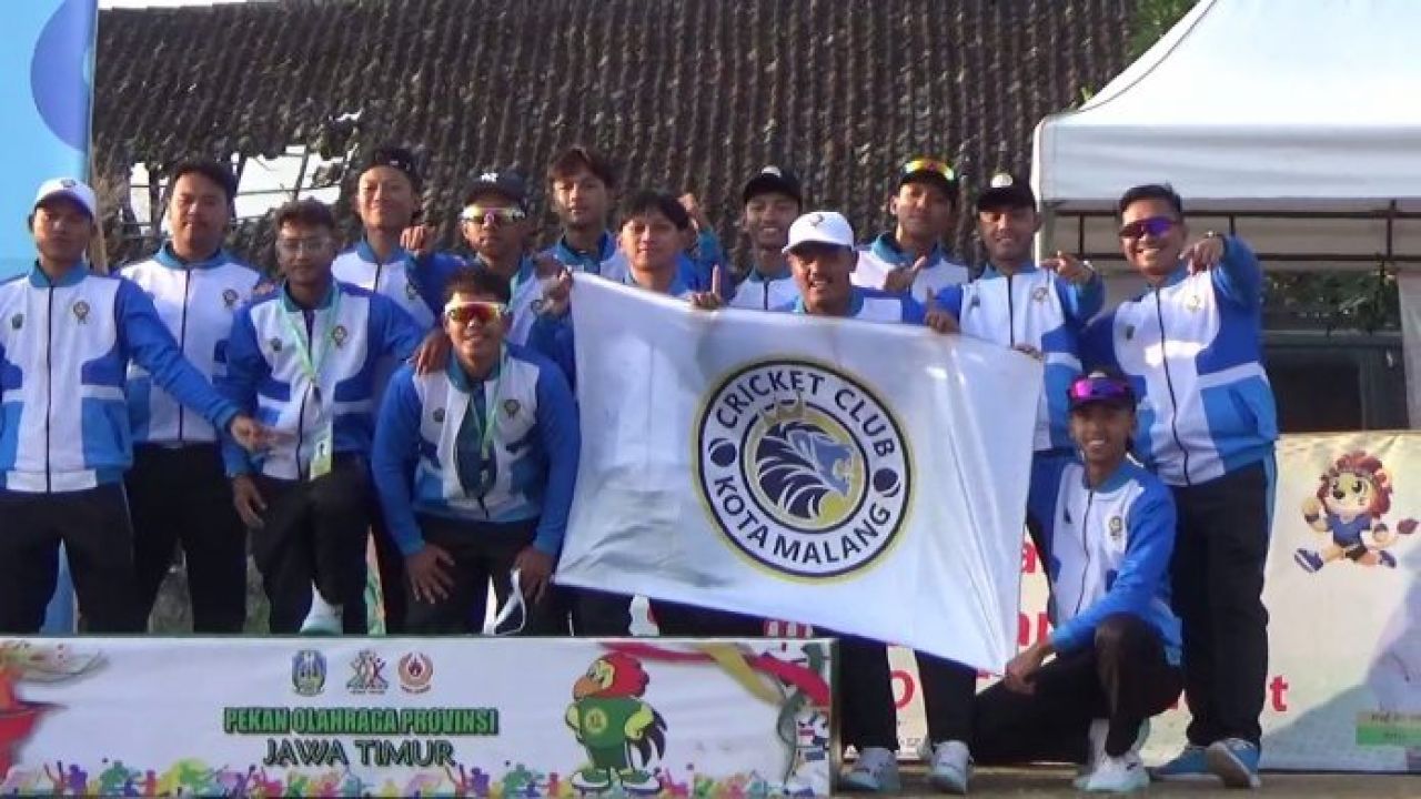 Kontingen Kota Malang di Cabor Cricket Berhasil Bawa Pulang 5 Medali Emas Porprov IX 2025